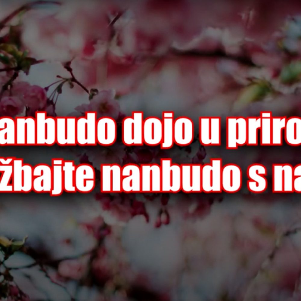 Nanbudo dojo u prirodi